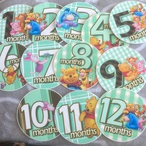 Baby Milestone stickers.